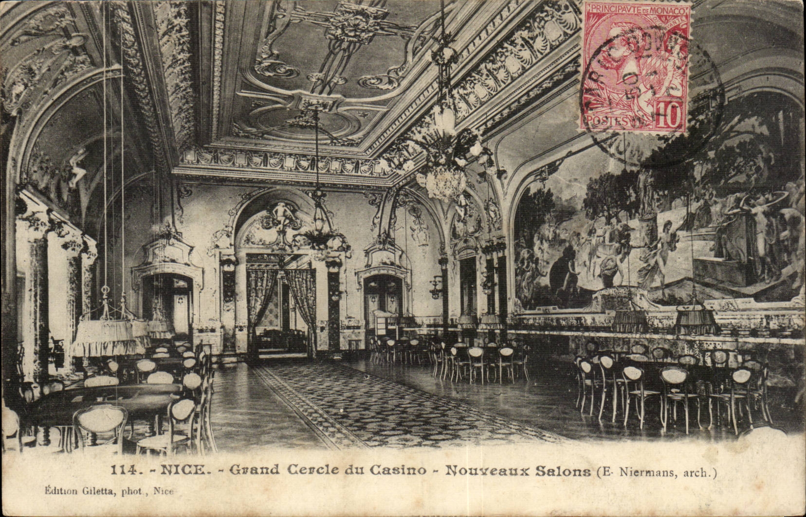 Nice - Grand Cercle du Casino - Nouveaux Salons - CPA 