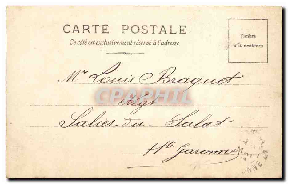 Nice - Eglise des Vieux - CPA  — Rückseite
