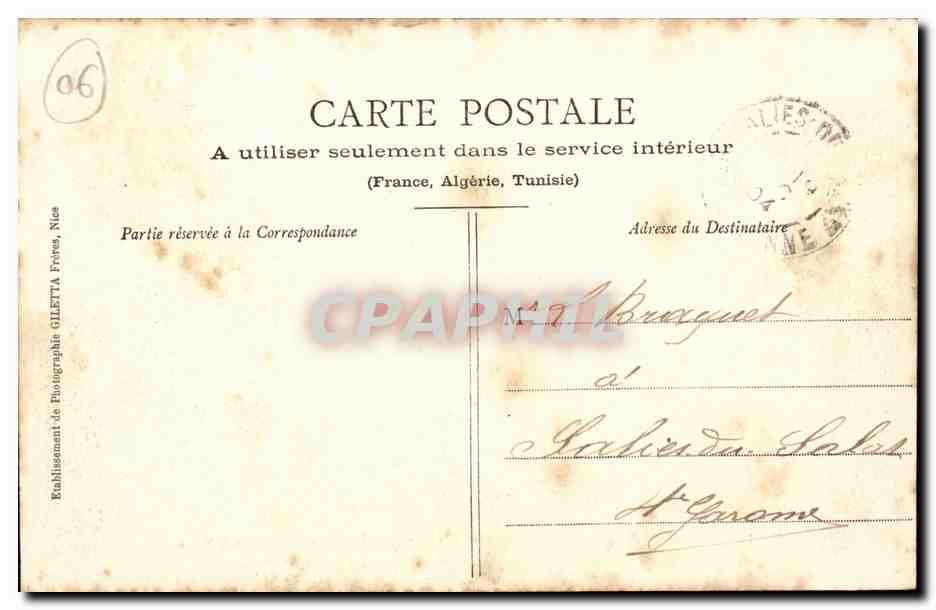 VENCE (Alpes-Maritimes) — Vue générale (Altitude 293m) — Edition Artistique, Collection Gilletta, phot. Nice — Reverso