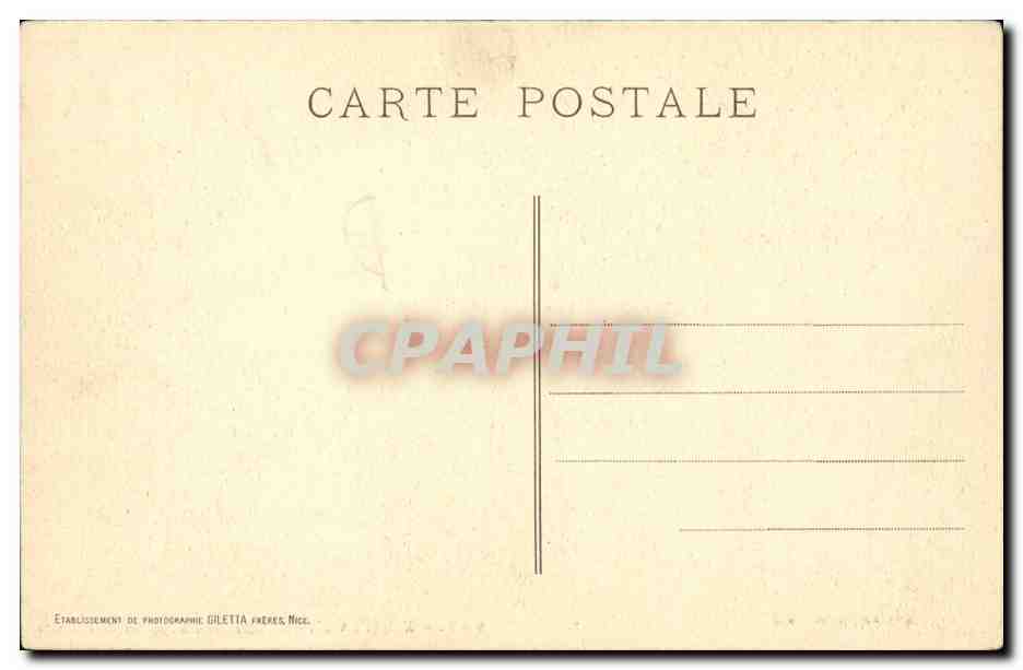 Menton - Menton Florist - Edition Giletta, photo. Nîmes, no. 907 — Back