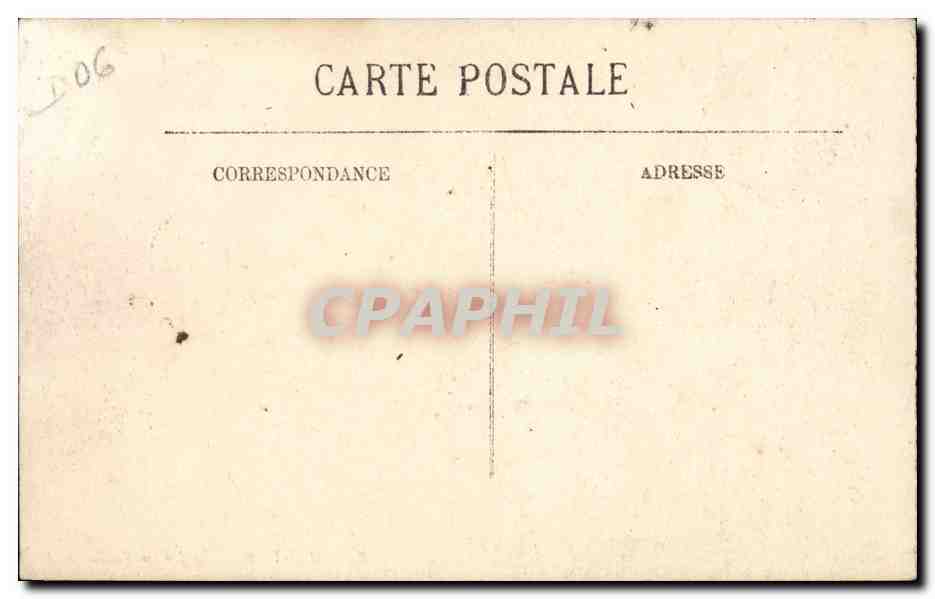Menton - Le Jardin Public - CPA  — Rückseite