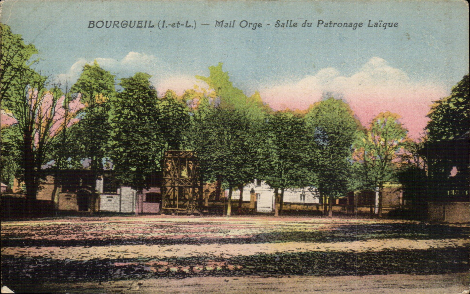 Bourgueil - Mail Orge - Salle du Patronage Laique - - CPA 