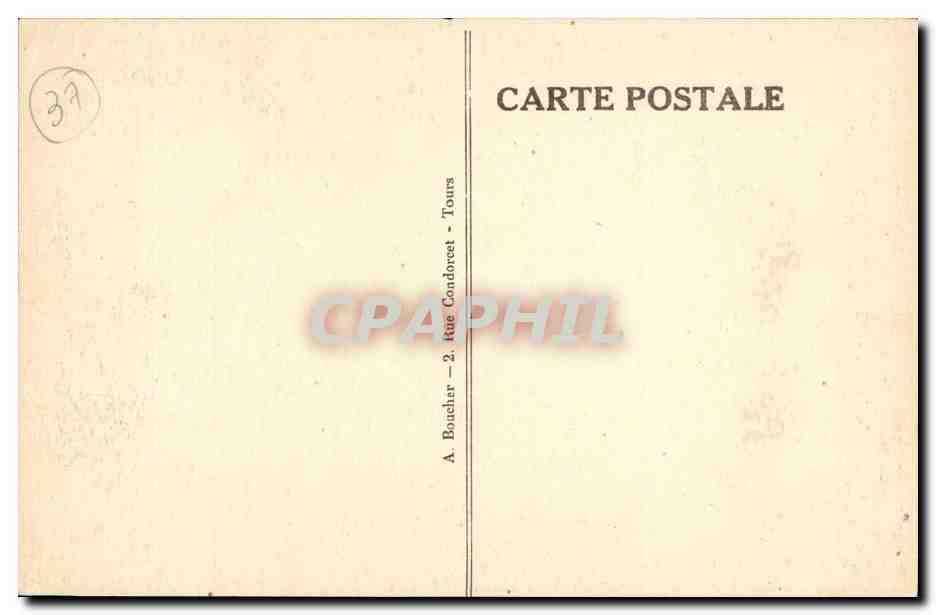 Coiffre du Touraine - Fantaisie - Femme - - CPA  — Rückseite