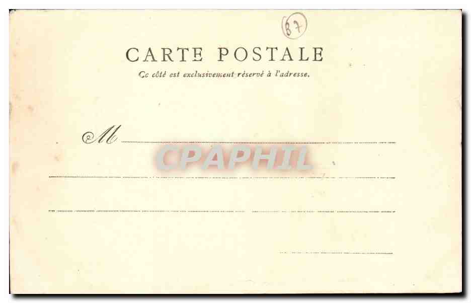 Chinon - Vieille Maison au Grand Carrol - CPA  — Rückseite