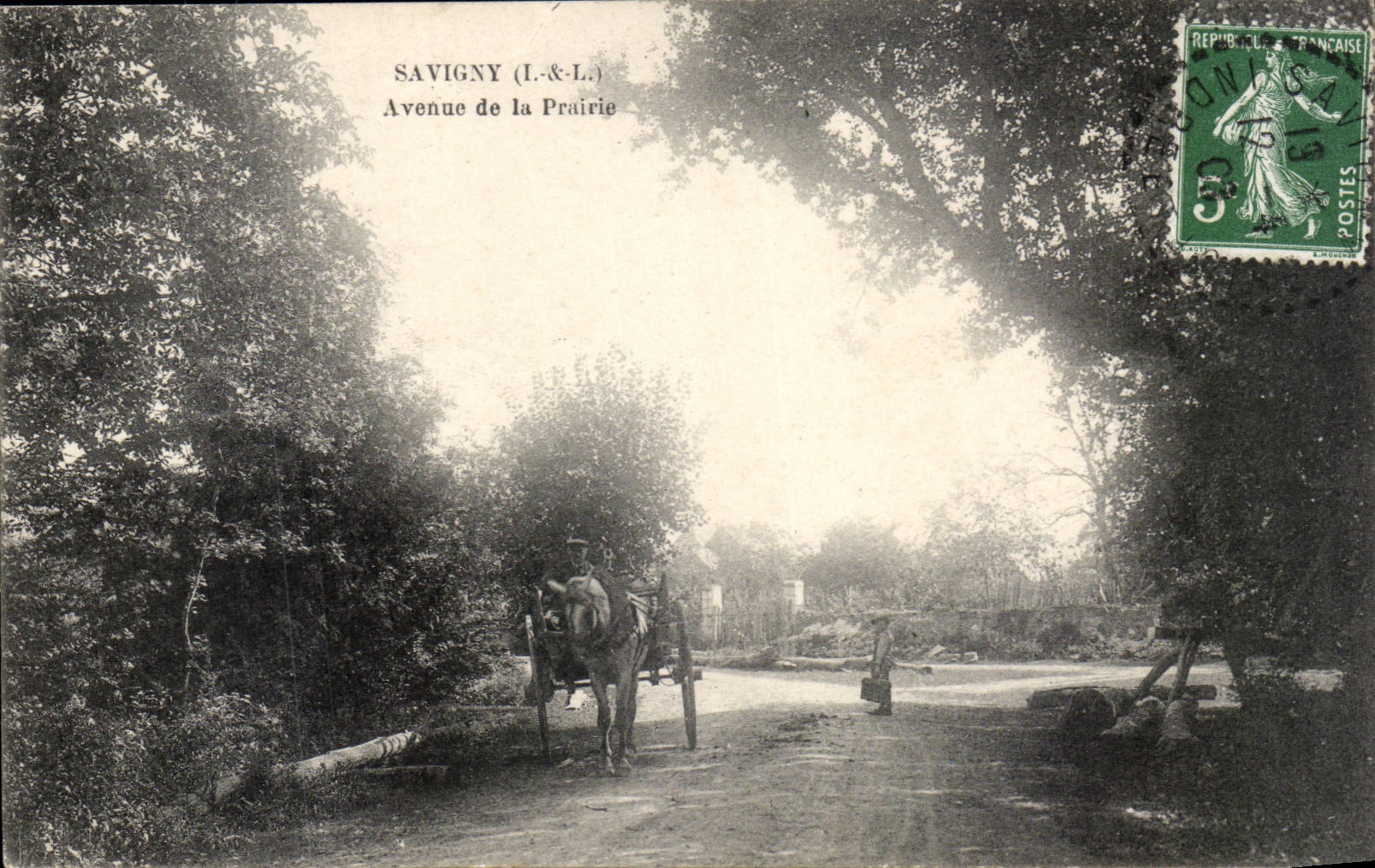 Savigny - Avenue de la Prairie - CPA 