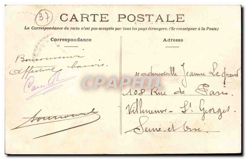 Savigny - Avenue de la Prairie - CPA  — Rückseite