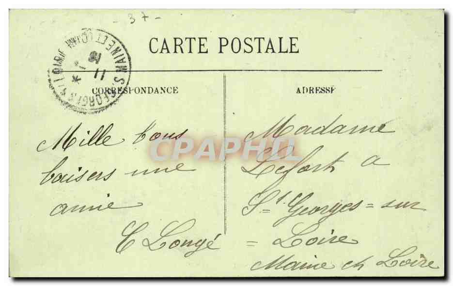 Saint Maure - Le Viaduc - CPA  — Rückseite