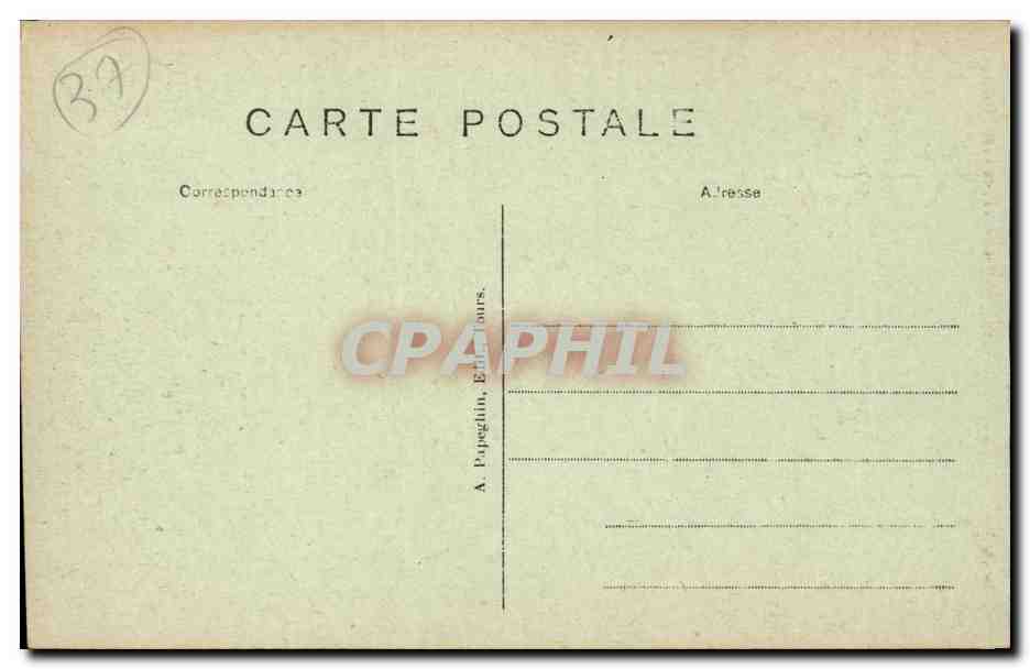 Rigny Usse - Le Chateau et l'Indre - CPA  — Rückseite