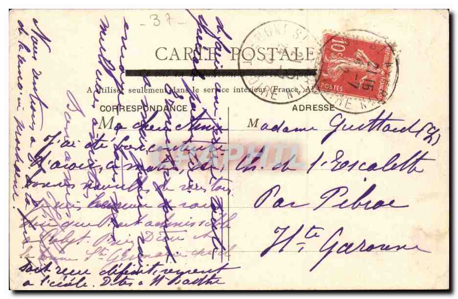 Beaugaillard - CPA  — Rückseite