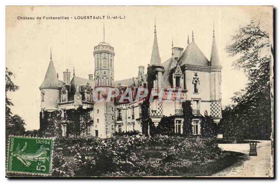 Louestault - Chateau de Fontenailles - CPA 