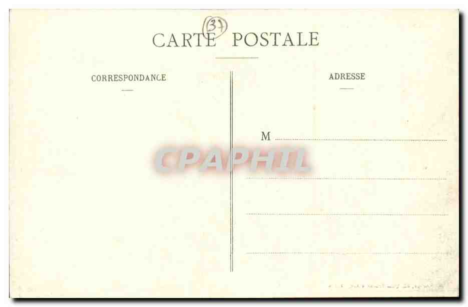 Coulene - pres de Chinon - Le Chateau - CPA  — Rückseite