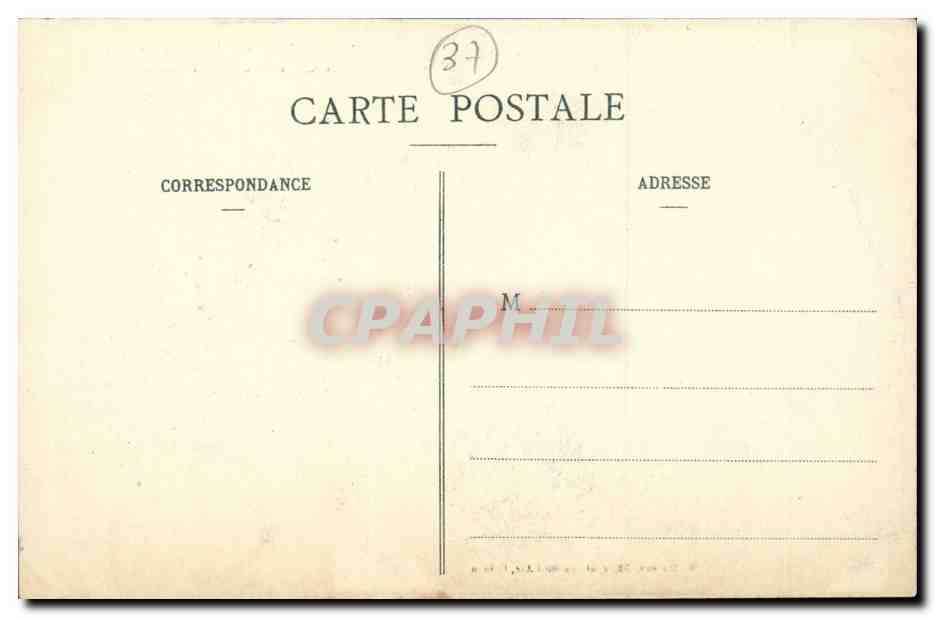 Saint Germain sur Vienne - Le Chateau de Petit Thouars - CPA  — Rückseite