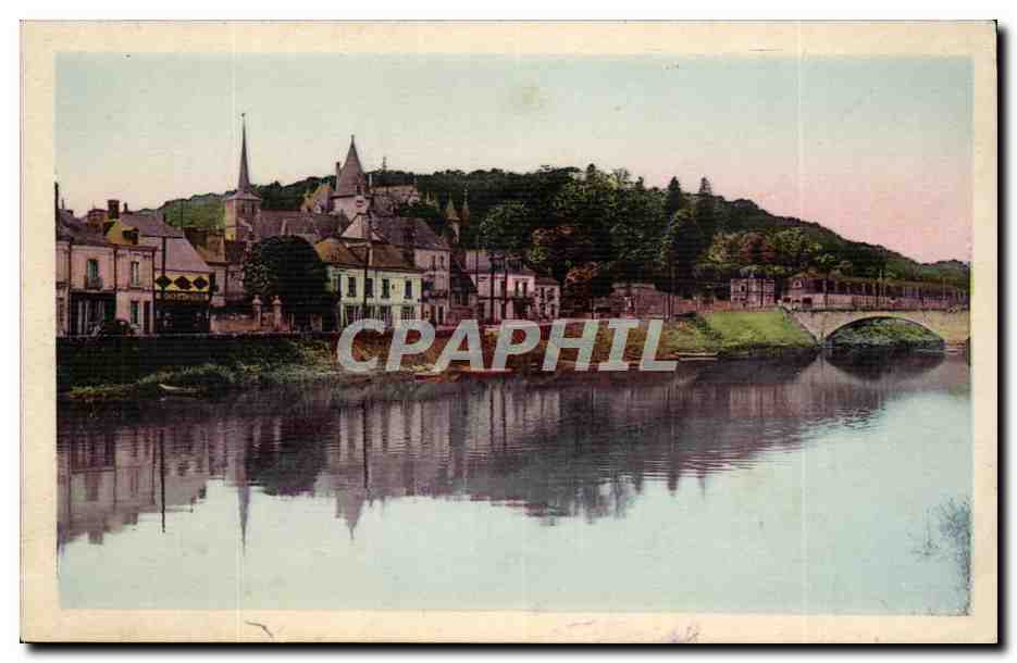 Veretz - Chateau et l'Eglise contruite en 1518 - CPA 