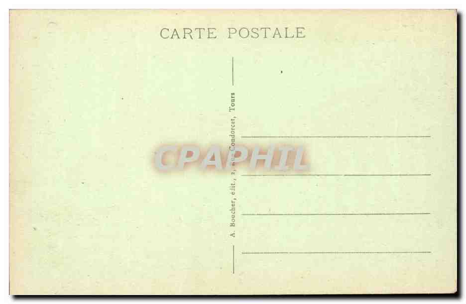 Tours - Le Palais de Justice - CPA  — Rückseite
