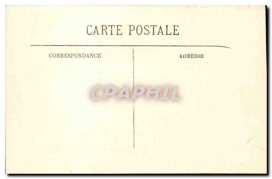 Tours - La Place de Palais de Justice - CPA  — Rückseite