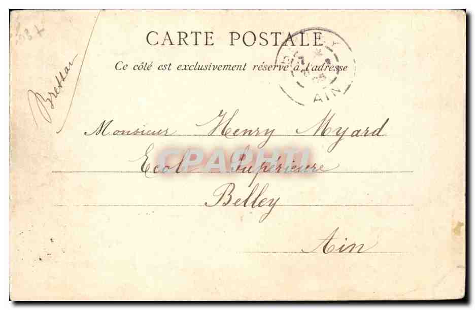 Tours - L'Hotel de Ville - CPA  — Rückseite