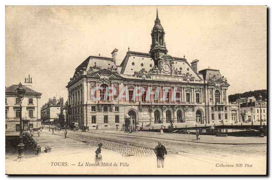 Tours - Le Nouvel Hotel de Ville - CPA 