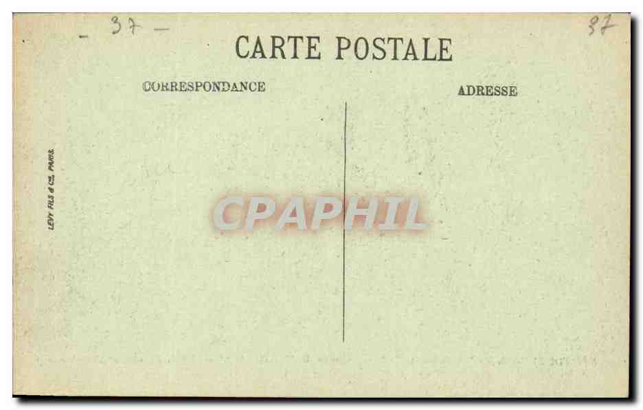 Tours - Le Pont de Pierr sur la Loire - bridge - CPA  — Rückseite