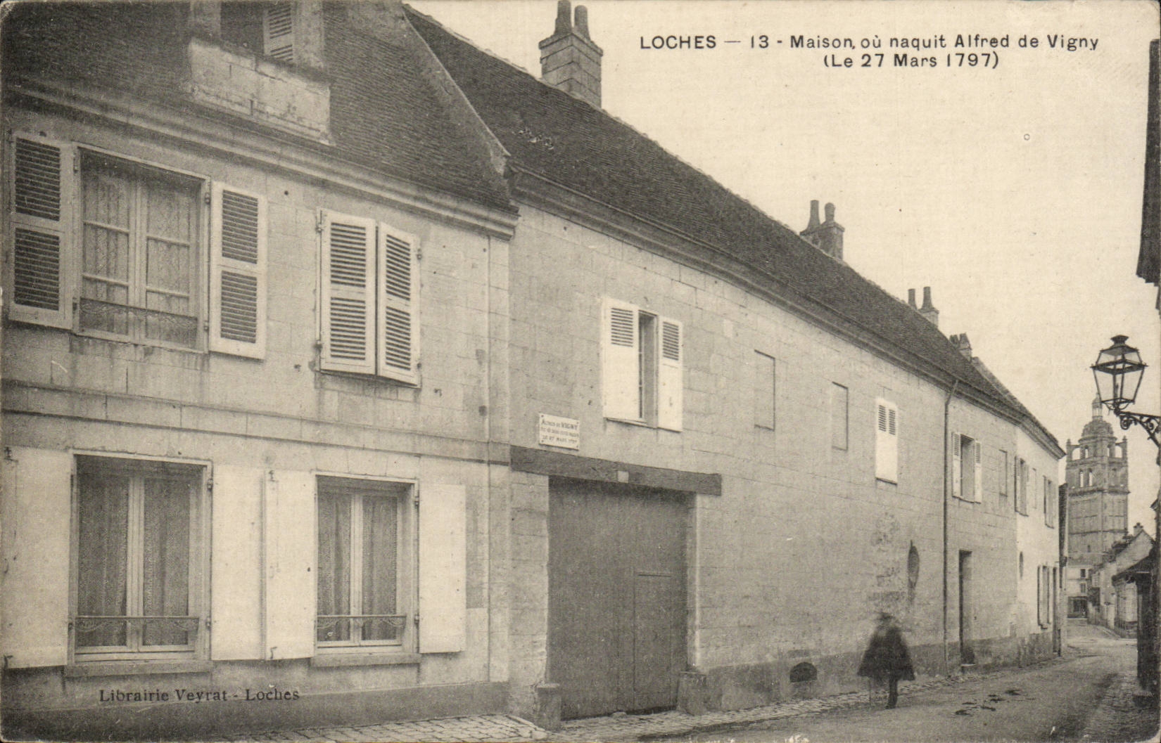 Tours - Maison ou naquit Alfred de Vigny - CPA 