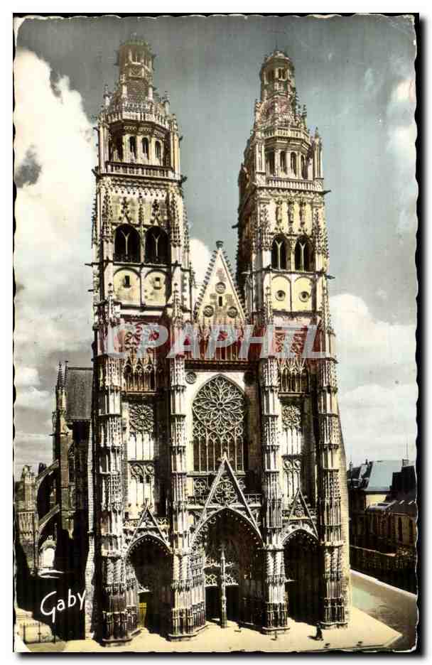 Tours - La cathedrale Saint Gatien - CPA 