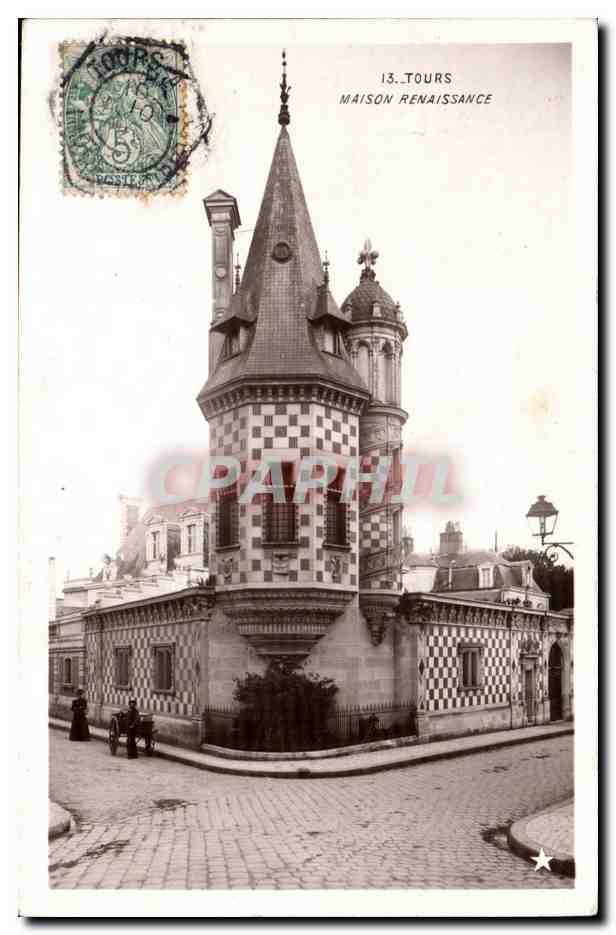 Tours - Maison Renaissance - CPA 