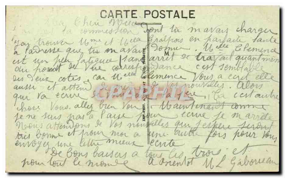 Tours - Le Palais de Justice - L'Hotel de Ville et la Place - CPA  — Rückseite