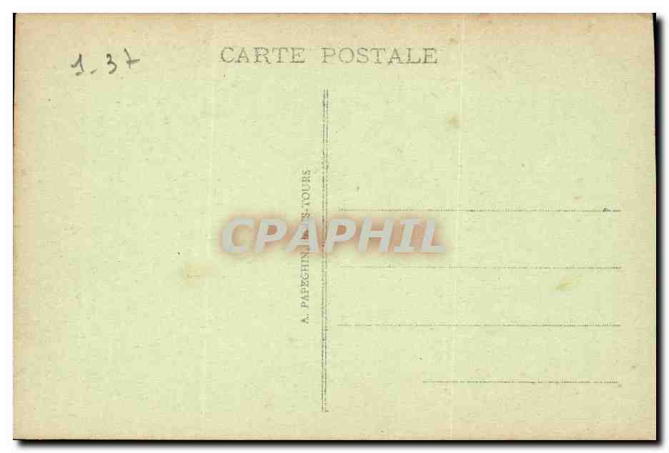 Tours CPA Le palais de justice — Rückseite