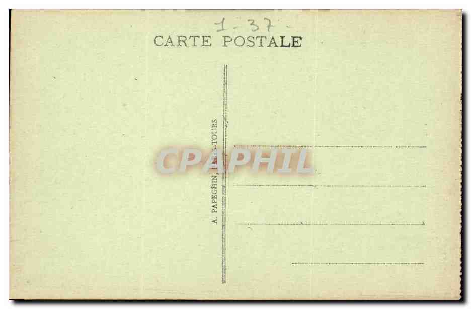 Tours CPA Basilique Saint Martin (Laloux Jean Bart) — Rückseite