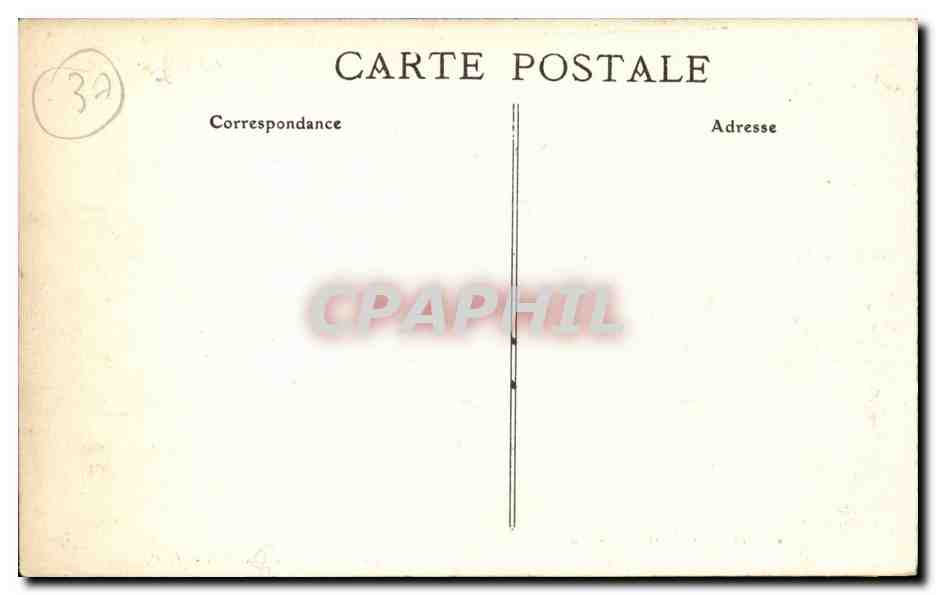 Tours CPA La Loire le pont de piere La bibliotheque (library) — Rückseite