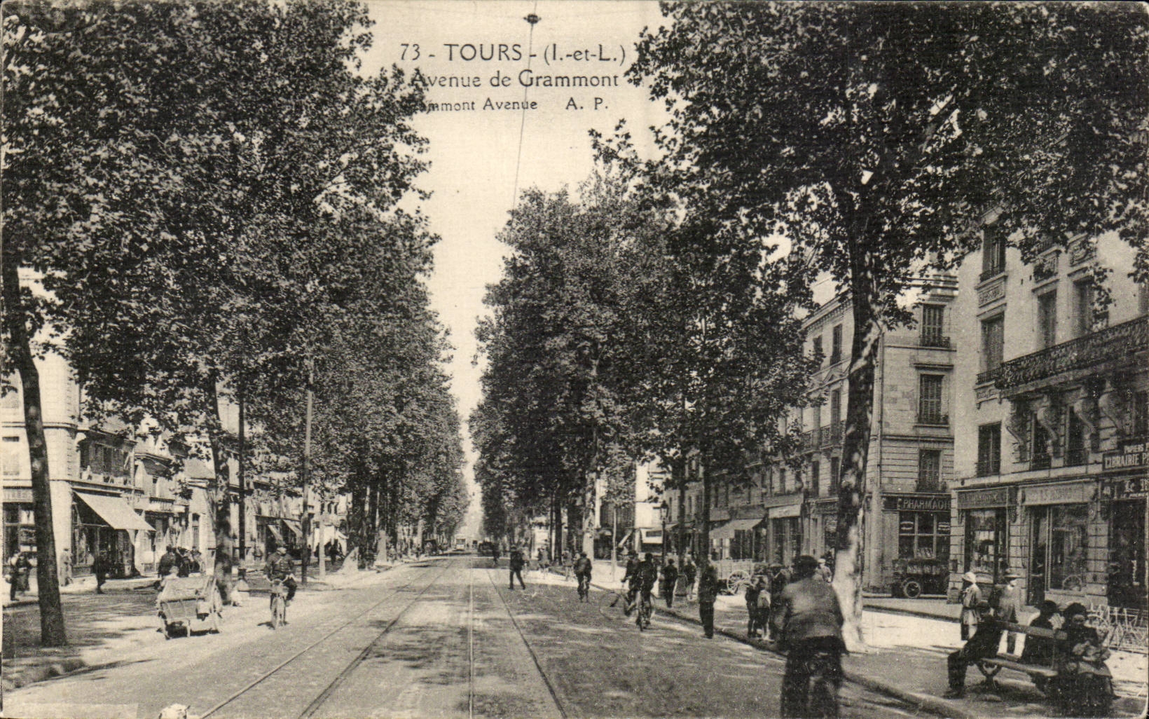 Tours CPA Avenue de Grammont