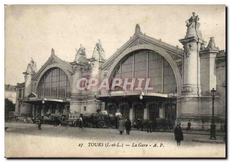 Tours CPA La gare