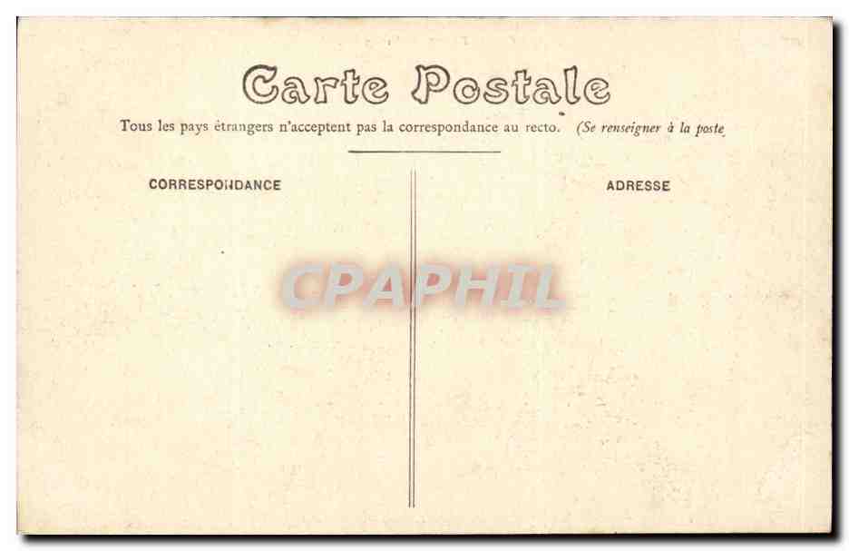 Tours CPA Vue generale — Rückseite