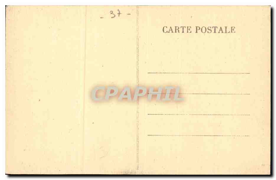 Loches CPA La porte des cordeliers — Verso
