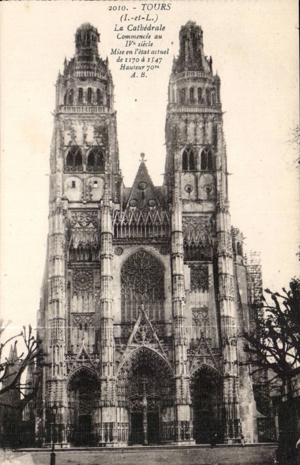 Tours CPA la cathedrale