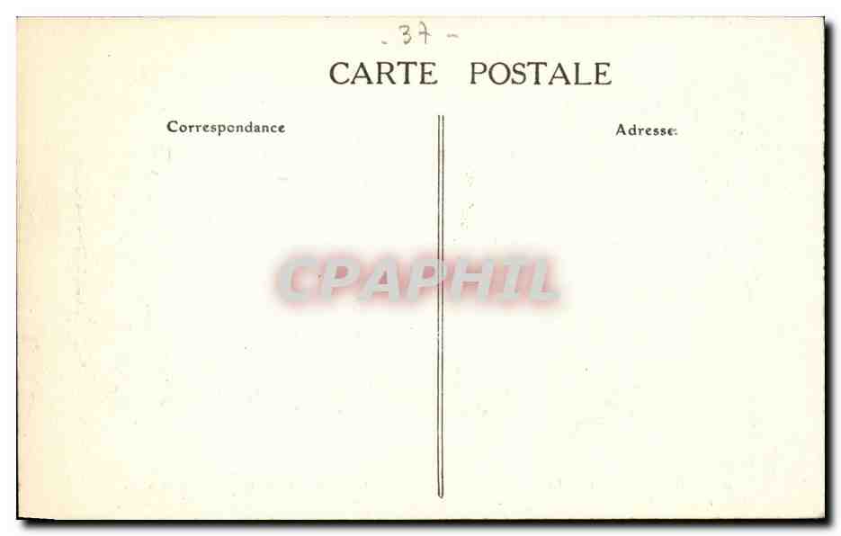 Tours CPA la cathedrale St Gatien  — Rückseite
