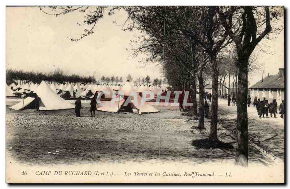 CAmp du Richard CPA Les tentes et les cuisines Rue Tramond
