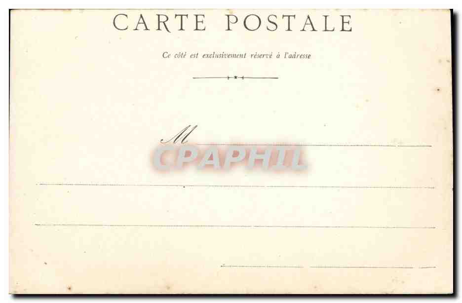 Orleans CPA Hotel de ville Grand salon — Verso