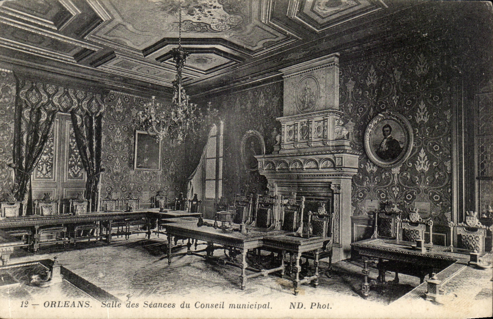 Orleans CPA Salle des seances du conseil municipal