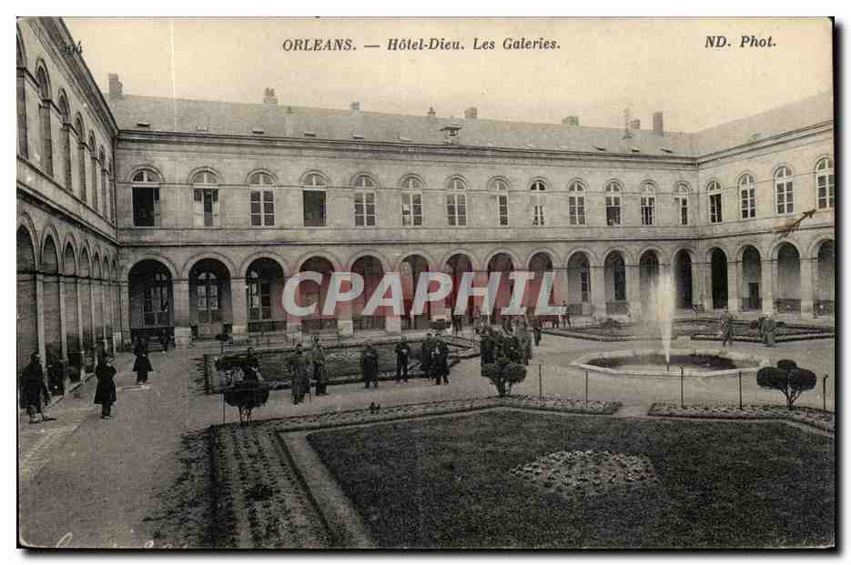 Orleans CPA Hotel Dieu Les galeries