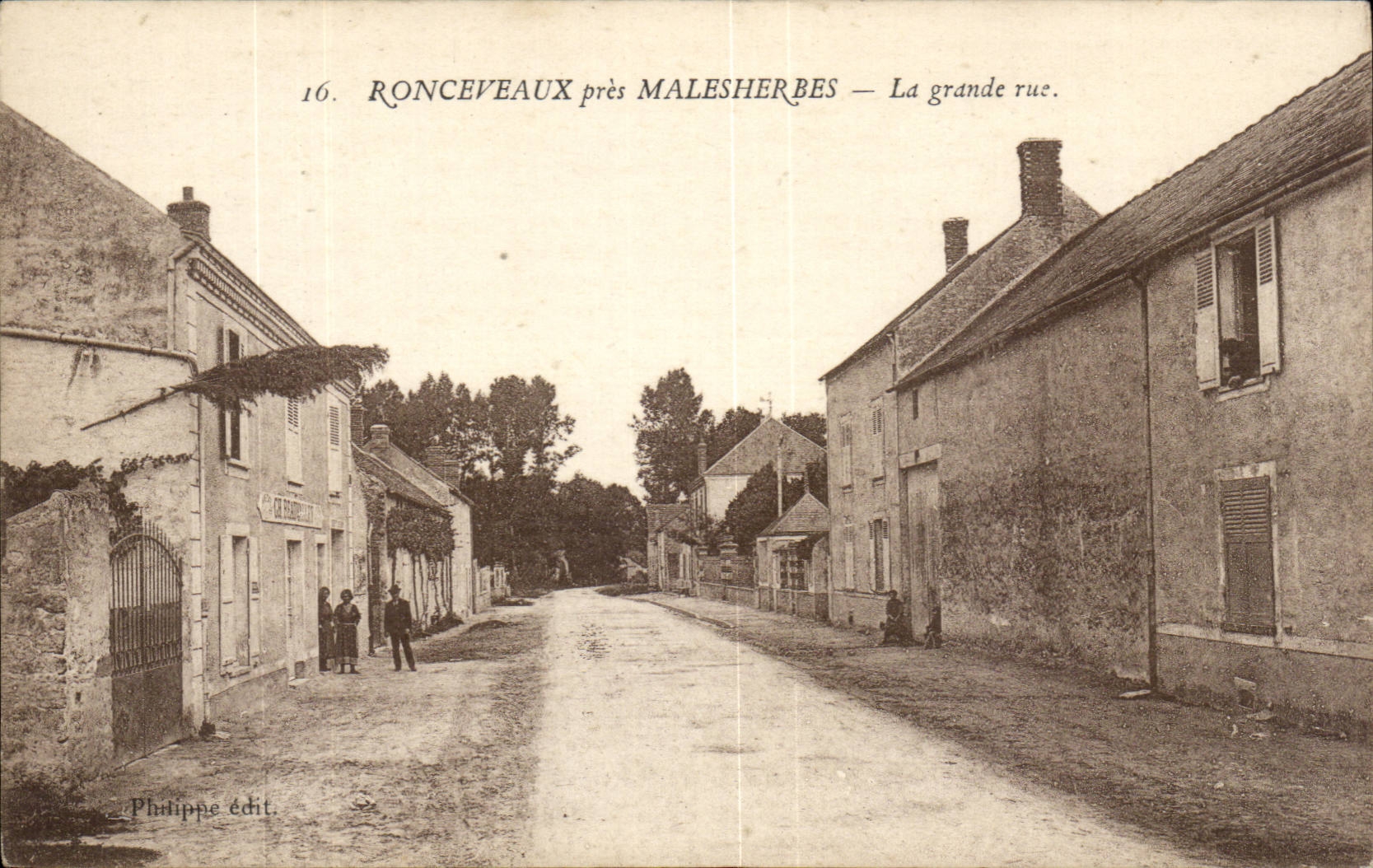 Ronceveaux pres Malesherbes CPA La grande rue