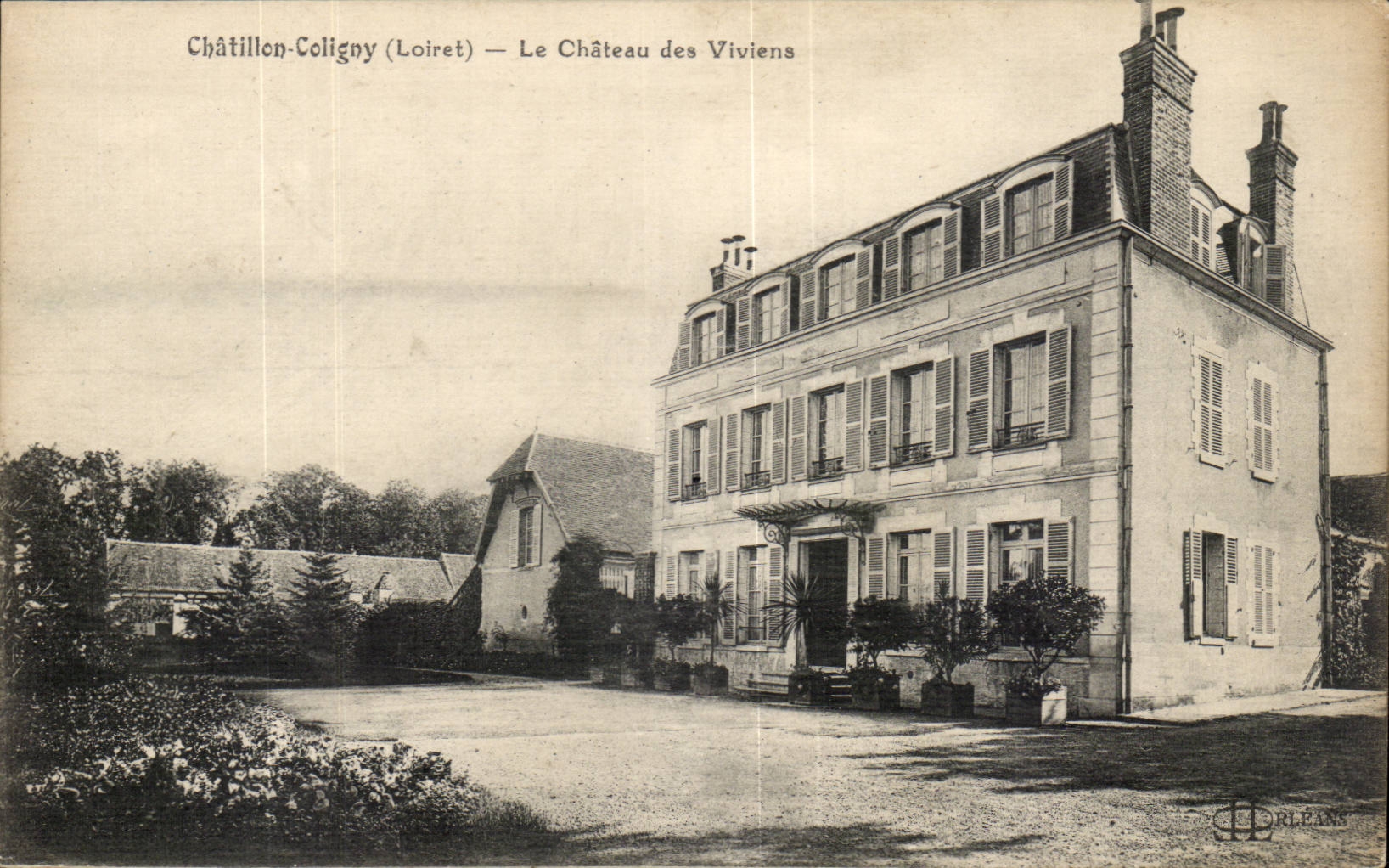 Chatillon Coligny CPA Le chateau des Viviens