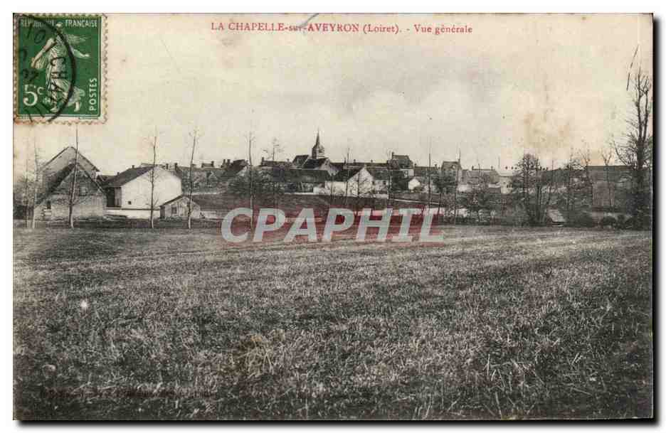 La Chapelle sur Aveyron CPA Vue generale