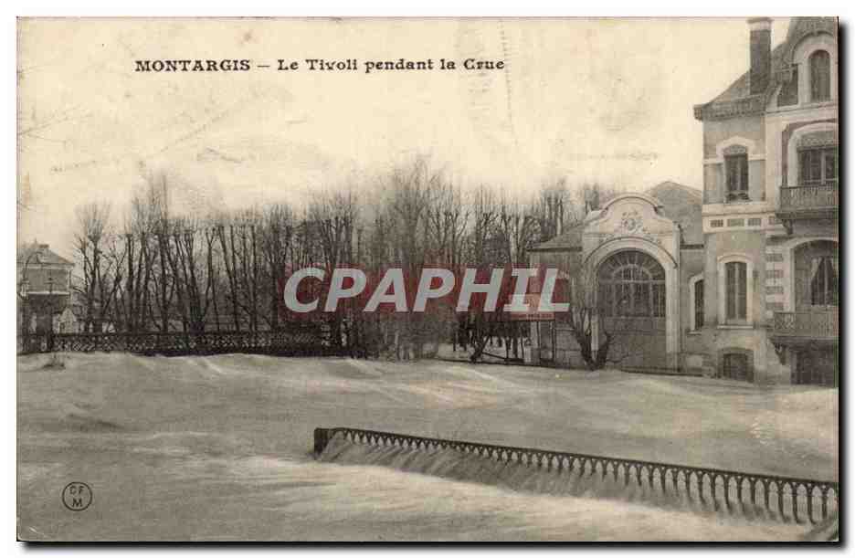 Montargis CPA Le Tivoli pendant la crue