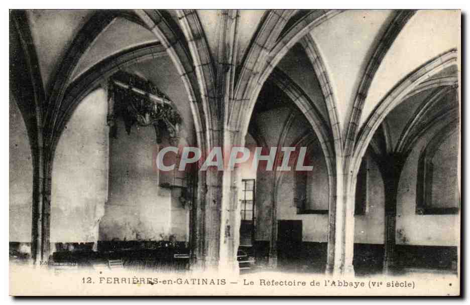 Ferrières-en-Gâtinais — Le Réfectoire de l'Abbaye (vième siècle)