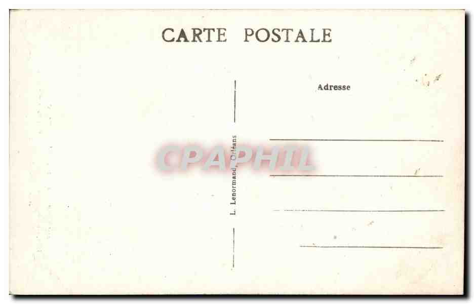 Beaugency (Loiret) — Cour de l'Ancien Château - Aile de Jeanne d'Arc — L. Lenormand, Châtans — Reverso