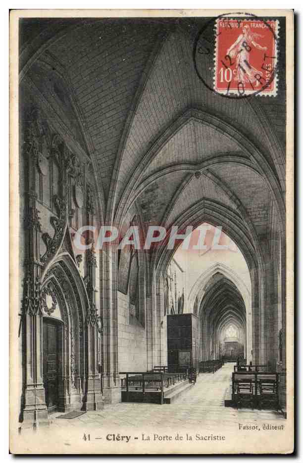 Cléry - La Porte de la Sacristie — Fassot, éditeur, n°41