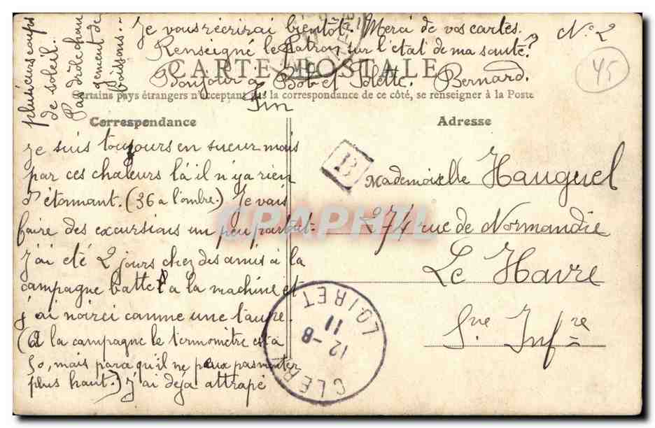 Cléry - La Porte de la Sacristie — Fassot, éditeur, n°41 — Reverso
