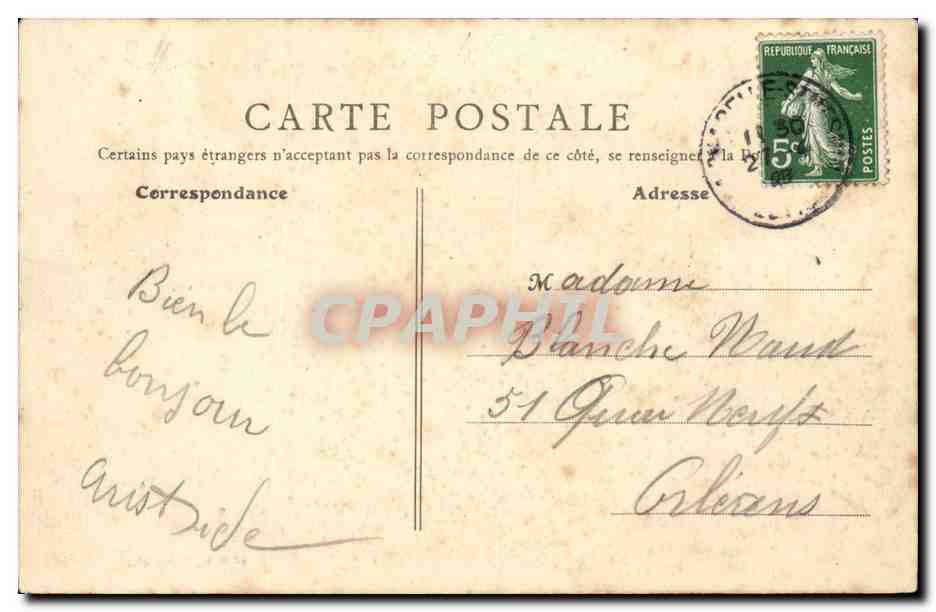 La Chapelle Saint mesmin cPA Petit seminaire de la chapelle Saint mesmin Le chateau a vol d'oiseau — Rückseite