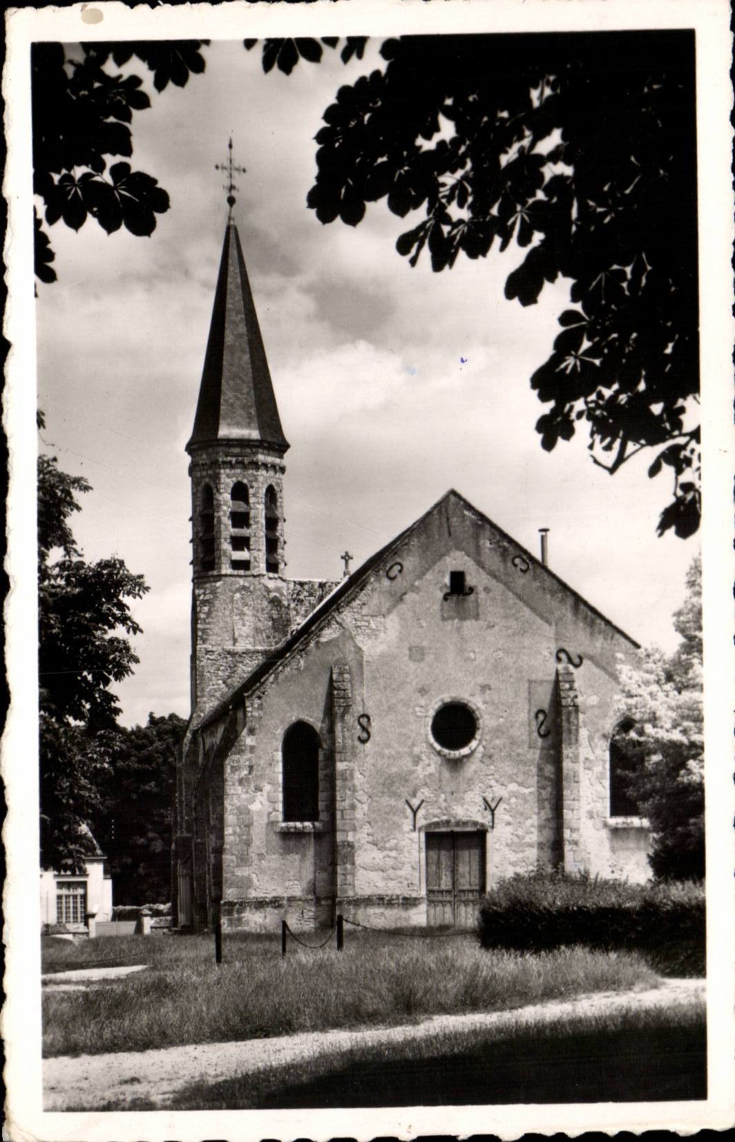 Église de Maléherbes — Loire — éditeur inconnu, n° de série non visible