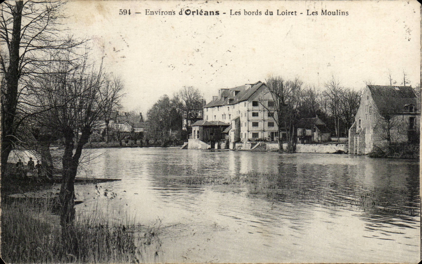 Environs d'Orléans — Les bords du Loiret — Les Moulins — n°594